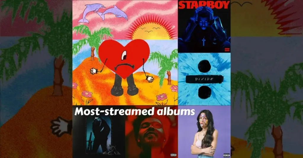 Most-streamed albums